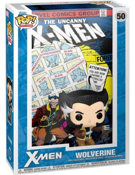 Marvel: Funko Pop! Comic Cover - X-Men - Wolverine (Vinyl Figure 50)