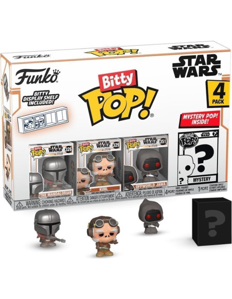 Star Wars: The Mandalorian - Funko Pop! Bitty Pop - 4 Pack Mandalorian