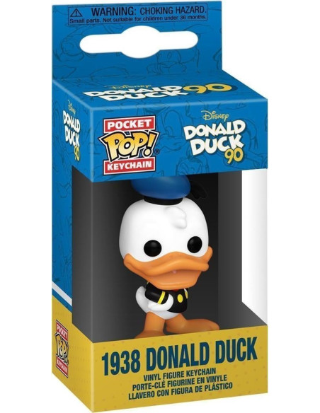 Disney: Funko Pop! Keychain - DD 90th - Donald Duck (1938)