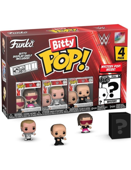Wrestling: Wwe - Funko Pop! Bitty Pop - 4 Pack Bret Hart