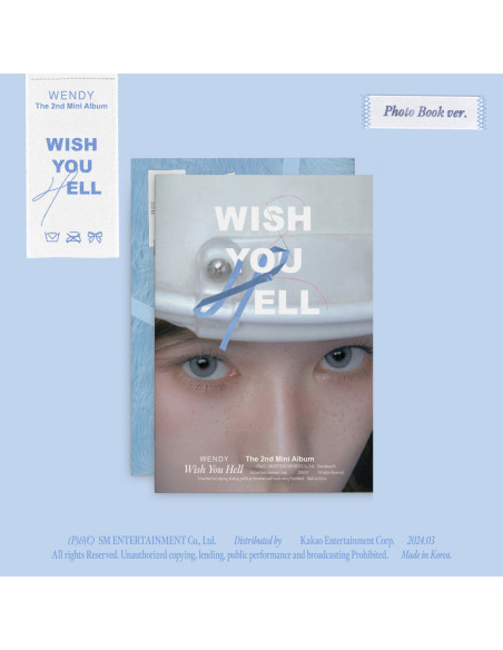 Wendy (Red Velvet.) - Wish You Hell (Photo Book Version 72 Pg. - Clip Book - Csrtoline - Poster -...) - (CD)