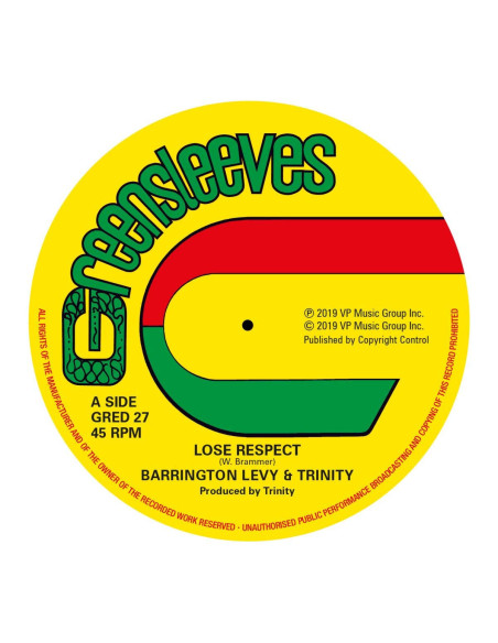 Barrington Levy and Trinity - Lose Respect (Extra Version)