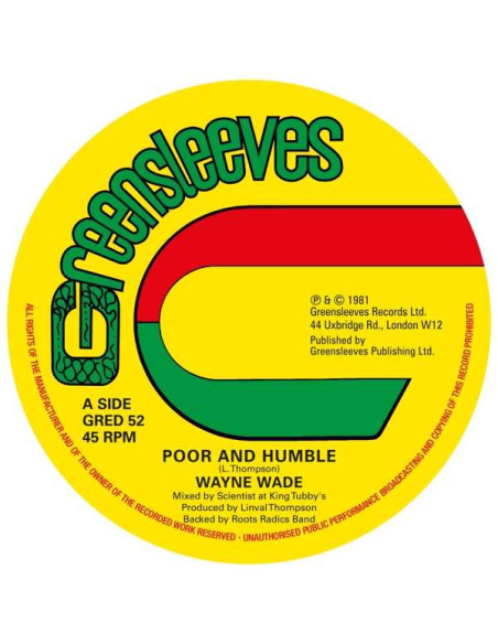 Wayne Wade - Poor And Humble, Babylonian
