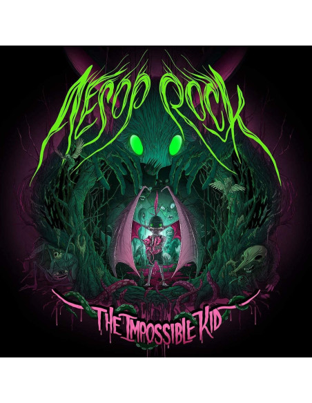 Aesop Rock - Impossible Kid (Neon Pink and Neon Green V