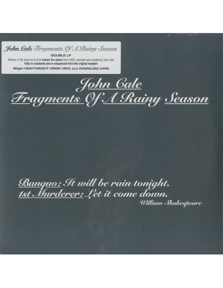 Cale John - Fragments Of A Rainy Season