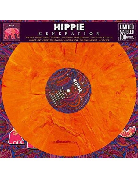 Compilation - Hippie Generation (Vinyl Orange Marble)