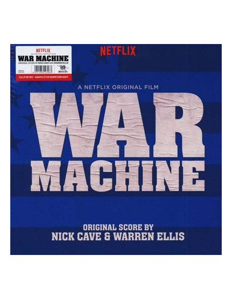 O. S. T. -War Machine( Cave Nick and Ellis Warren) - War Machine (Netflix )(Red Vinyl)