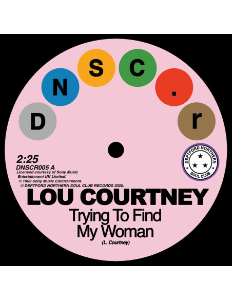 Lou Courtney Lee D - Trying To Find My Woman/ Give