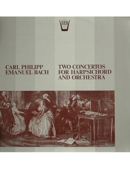 Bach Carl Philipp Emanuel - Two Concertos For Harpsichord And Orches