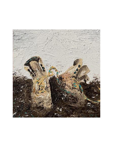 Apollo Brown - Skilled Trade - Gold and Cream Splatter