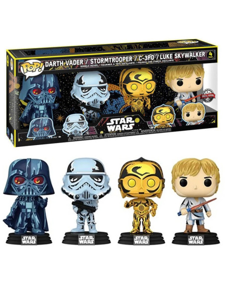 Star Wars: Funko Pop! - Retro Series 4Pk