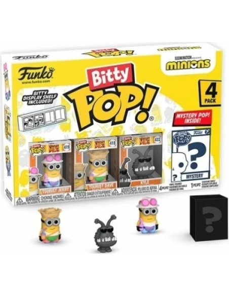 Minions: Funko Pop! Bitty POP 4 Packs - Young Gru
