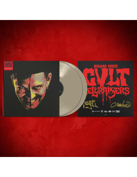 Salmo Noyz - Cvlt - Hellraisers - 2Lp White Autografato