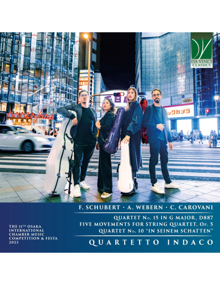 Quartetto Indaco - F. Schubert, A. Webern, C. Carovani: Qua