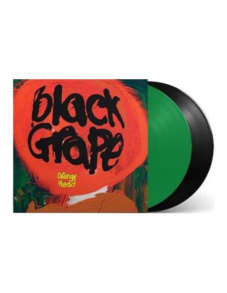 Black Grape - Orange Head - Fern Green and Black Vinyl
