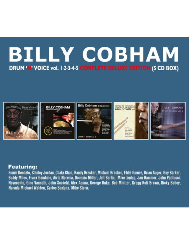 Compra Cobham Billy Drum N Voice Vol. 1 2 3 4 5 Complete Deluxe Box 5 Cd CD CD solo 55 99 Offerta online