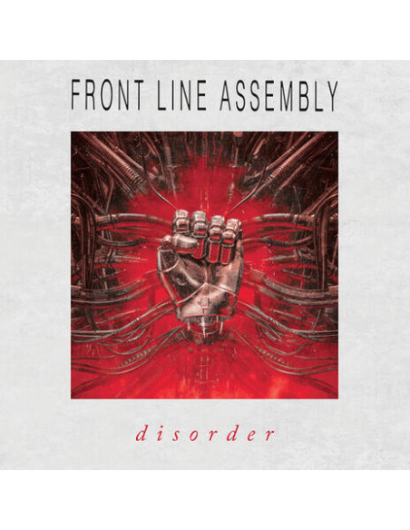 Front Line Assembly - Disorder (Red and Black Splatter)