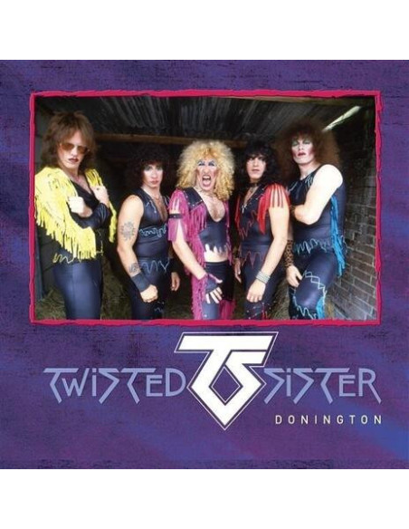 Twisted Sister - Donington - Purple Black and White Splatter