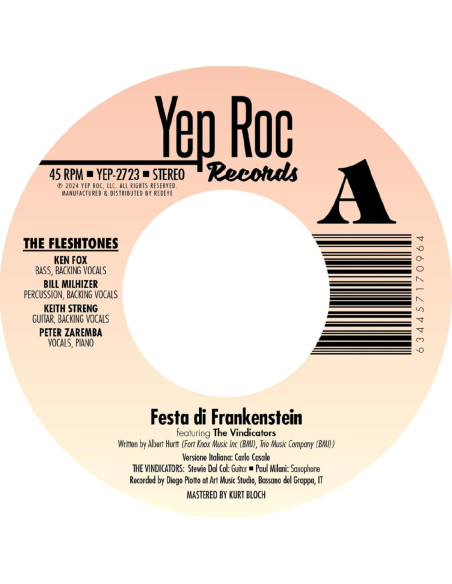 Fleshtones, The - Festa Di Frankenstein/Dedication Song