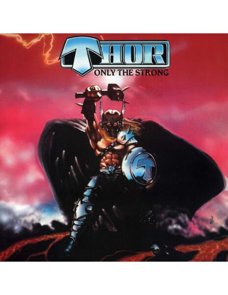 Thor - Only The Strong - Red/Black Splatter