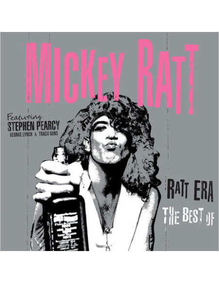 Mickey Ratt - Best Of - Pink/Black Splatter