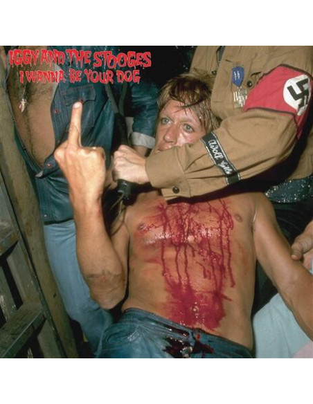 Pop Iggy And The Stooges - I Wanna Be Your Dog - Red/Blue/Black Splatter
