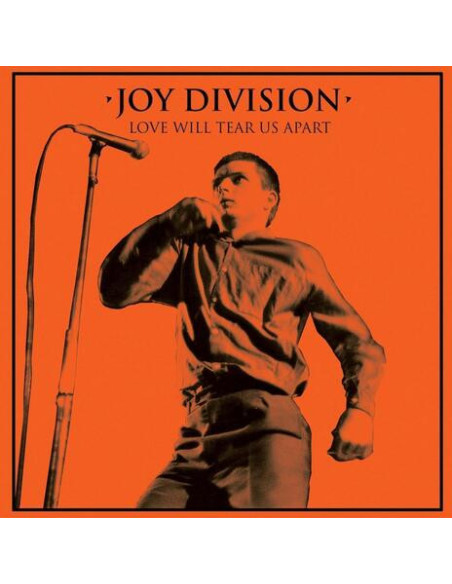 Joy Division - Love Will Tear Us Apart - Orange/Black Splatter