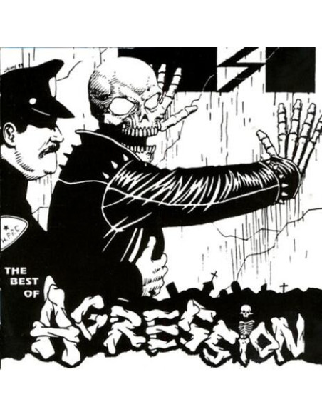 Agression - Greatest - Black/White Splatter