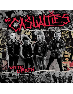 Casualties - Until Death: Studio Sessions - Red/Black Splatter