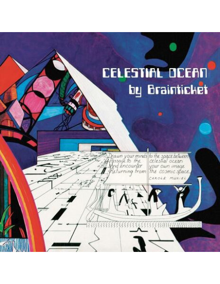 Brainticket - Celestial Ocean - Blue/Red Splatter