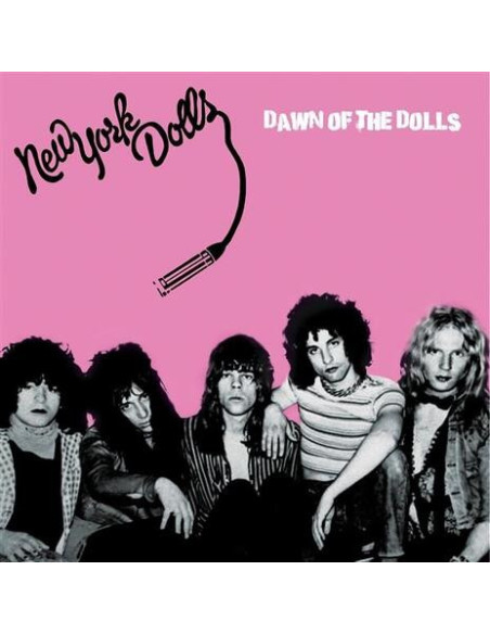 New York Dolls - Dawn Of The Dolls - Pink/Black Splatter