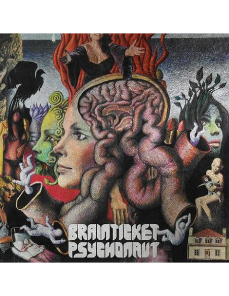 Brainticket - Psychonaut - Blue/Red Splatter