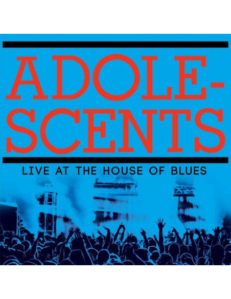 Adolescents - Live At The House Of Blues - Blue/Black Splatter