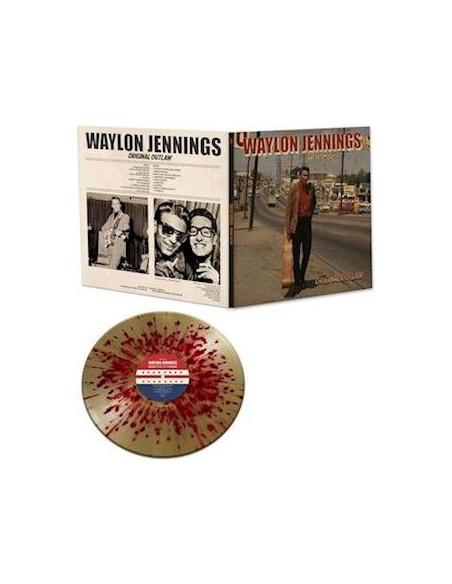 Jennings Waylon, Holly Buddy - Original Outlaw - Red/Gold Splatter