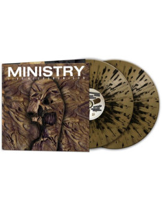 Ministry - Live Necronomicon - Black/Gold Splatter