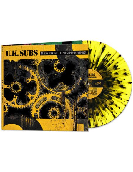 Uk Subs - Reverse Engineering - Yellow/Black Splatter
