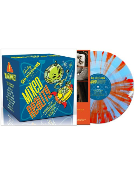 Gin Blossoms - Mixed Reality - Blue Orange Splatter
