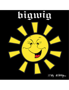 Bigwig - Stay Asleep - Yellow/Black Splatter