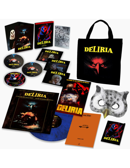 Deliria (Ultra Limited Bag Edition 100 Copie) (Blu-Ray-Dvd-Cd-Lp-Book)