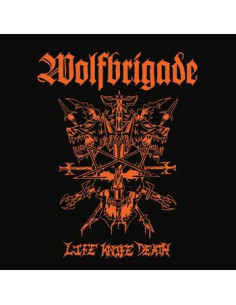 Wolfbrigade - Life Knife Death - Dark Grey Marbled