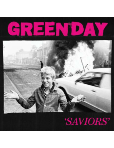 Green Day - Saviors (12p Vinyl Black and Pink Marbled Limited Edt.) (Indie Exclusive)
