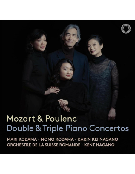 Mari Kodama, Momo Kodama, Kent Nagano - Mozart and Poulenc Double and Triple Piano Concerto - (CD)