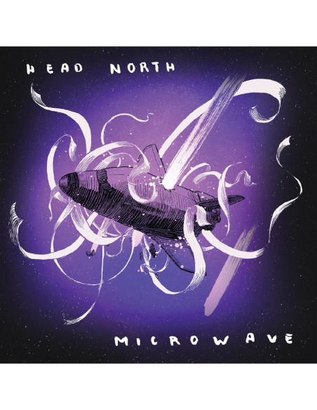 Head North/Microwave - Split - White and Purple Splatter Vinyl