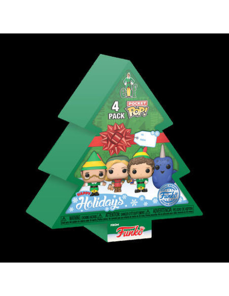 Elf: Funko Pop! Keychain - Elf - Tree Holiday Box PDQ