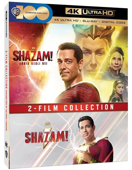 Shazam! / Shazam! 2 - Furia Degli Dei (2 4K Ultra Hd+2 Blu-Ray)