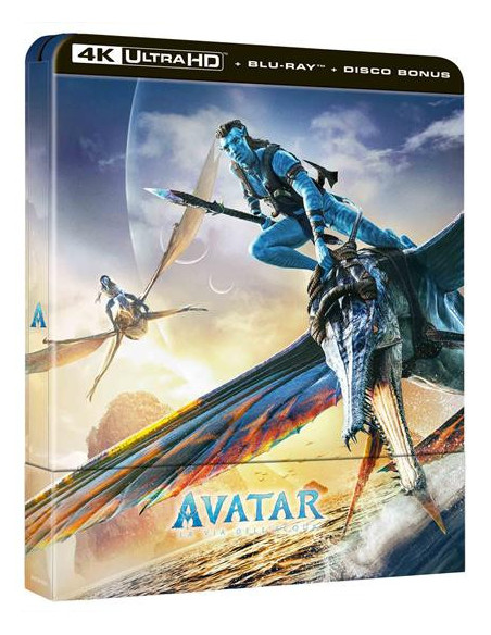 Avatar - La Via Dell'Acqua (Steelbook) (4K Ultra Hd-Blu-Ray-Ocard)