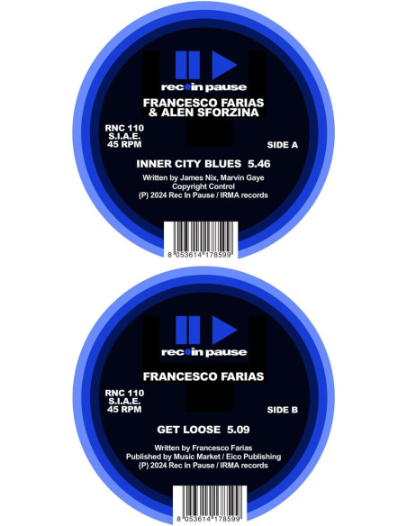 Farias Francesco and Sforzina Alen - Inner City Blues, Get Loose (12p)