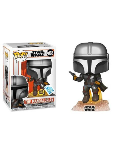 Star Wars: Funko Pop! The Mandalorian - Mandoflyingw/Blaster (Gw)