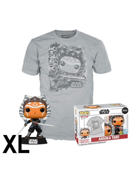 Star Wars: Funko Pop! and Tee - The Mandalorian - Ahsoka (Tg. XL)