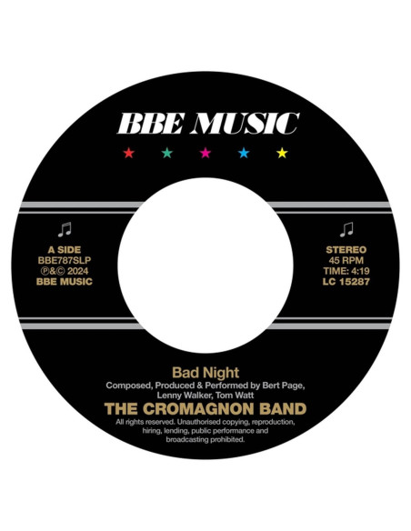 Cromagnon Band, The - Bad Night/Quadrant